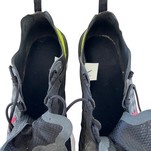 Nike React Element 55 Black Crimson Volt Mens Sneaker - Picture 8 of 9